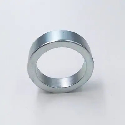 Zn আবরণ রিং NdFeB চুম্বক কাস্টমাইজড আকার Neodymium রিং চুম্বক