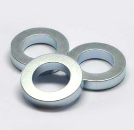 Neodymium চৌম্বক রিং NdFeB বৃত্তাকার Zn আবরণ চুম্বক কাস্টম