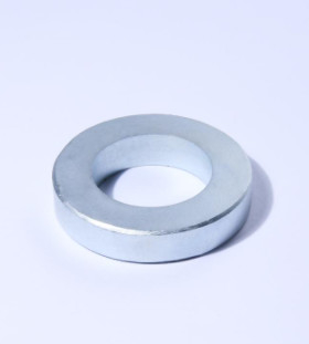 Zn আবরণ রিং NdFeB চুম্বক কাস্টমাইজড আকার Neodymium রিং চুম্বক