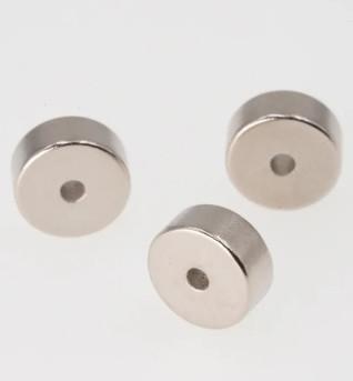 কাস্টম Neodymium সিলিন্ডার চুম্বক Ni Cu Ni আবরণ NdFeB চুম্বক