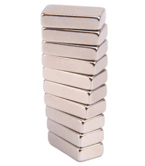 Zn আবরণ ব্লক NdFeB চুম্বক শক্তিশালী Sintered Neodymium চুম্বক